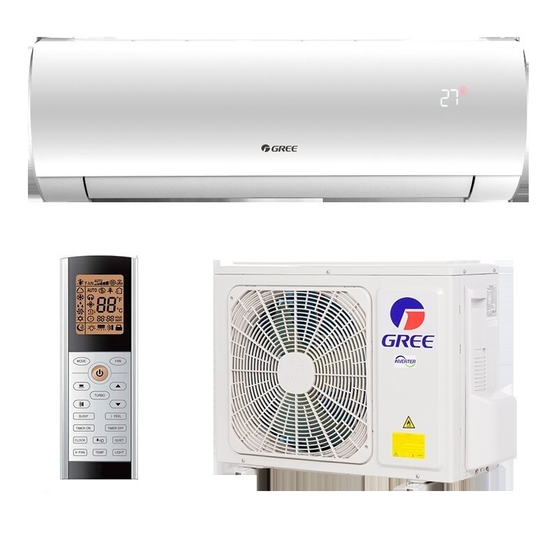 Gree 18000Btu Cooling Heating ON/OFF AC Wall Mounted Split Type Room Mini AC Unit Gree  Air Conditioner