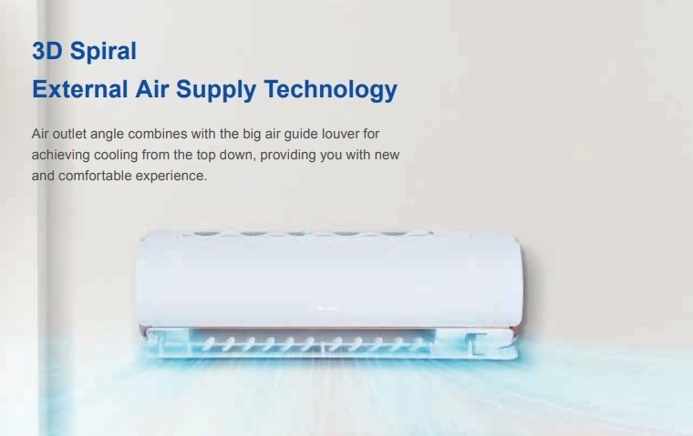 wholesale GREE  Non- noise ENERGY SAVING 110V / 220V INVERTER COOLING & HEATING Split wall mounted wifi Air Conditioner