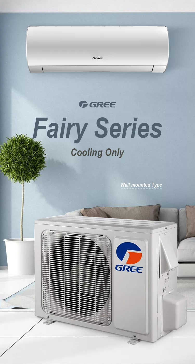 wholesale GREE  Non- noise ENERGY SAVING 110V / 220V INVERTER COOLING & HEATING Split wall mounted wifi Air Conditioner