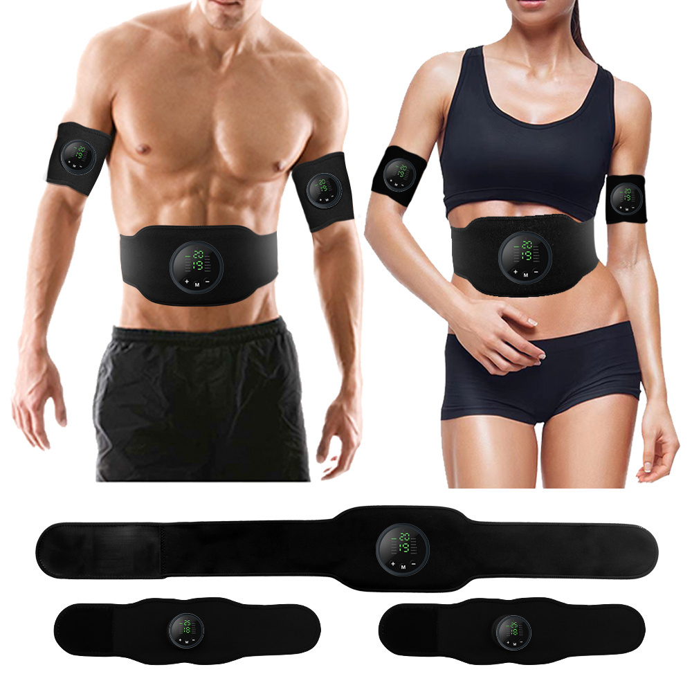 Home use Fitness Training device Abs Muscle Stimulator Electric Fat Burning Ems Abdominal muscle Trainer Slimming Ab Toning Belt