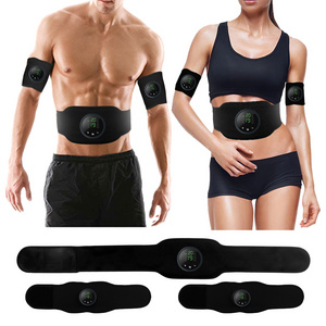 Home use Fitness Training device Abs Muscle Stimulator Electric Fat Burning Ems Abdominal muscle Trainer Slimming Ab Toning Belt