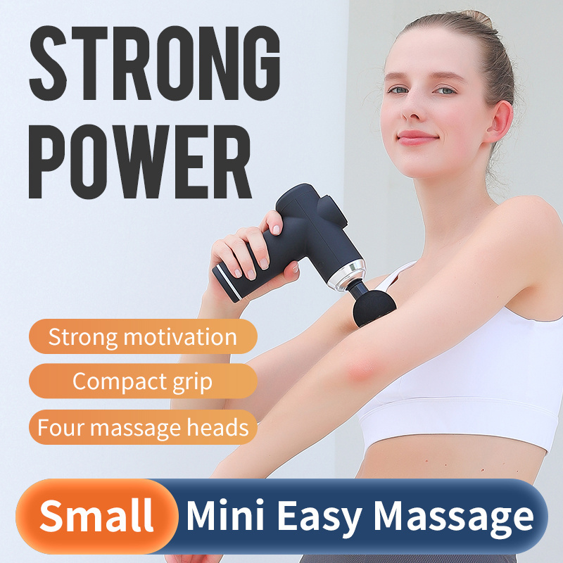 Dropshipping Best Sports Vibration Body Deep Tissue Booster 99 Speed Lcd mini Fascia Percussion Massager Muscle Massage Gun