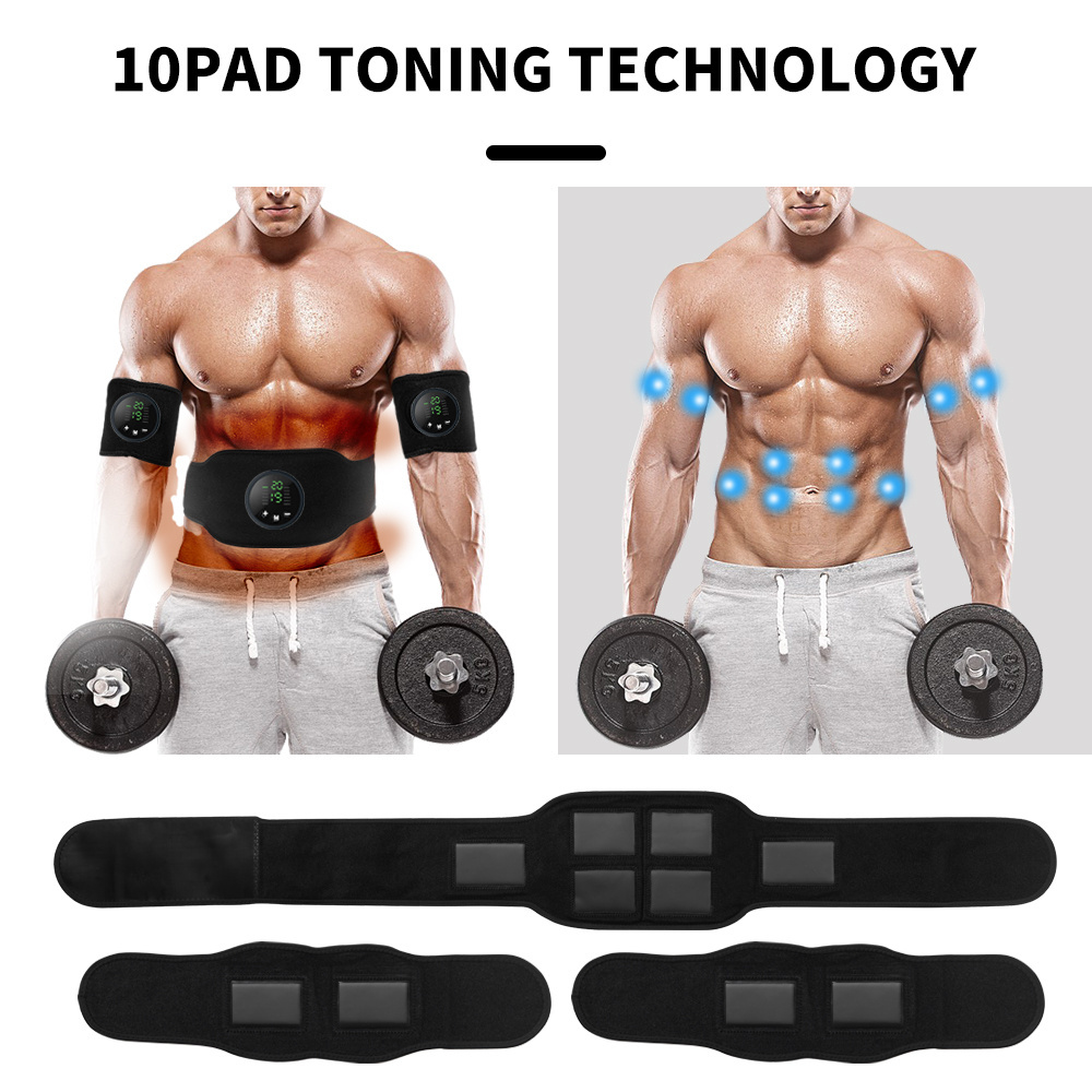 Home use Fitness Training device Abs Muscle Stimulator Electric Fat Burning Ems Abdominal muscle Trainer Slimming Ab Toning Belt