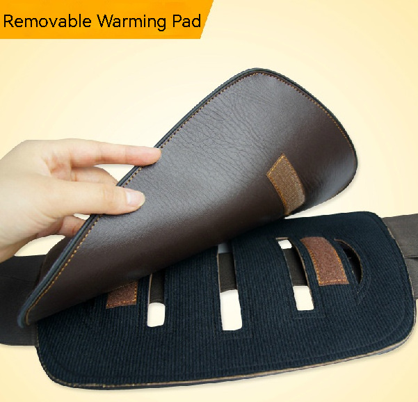 new releases 2024 Lumbar spine fixed belt plus wide band arc steel plate curved lumbar protection warm heating pad thickening