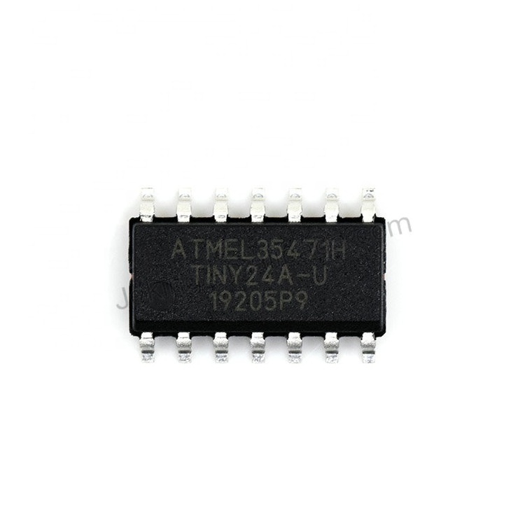 Jeking IC TINY24A-U ATTINY24A MCU 8BIT 2KB FLASH 14SOIC ATTINY24A-SSU