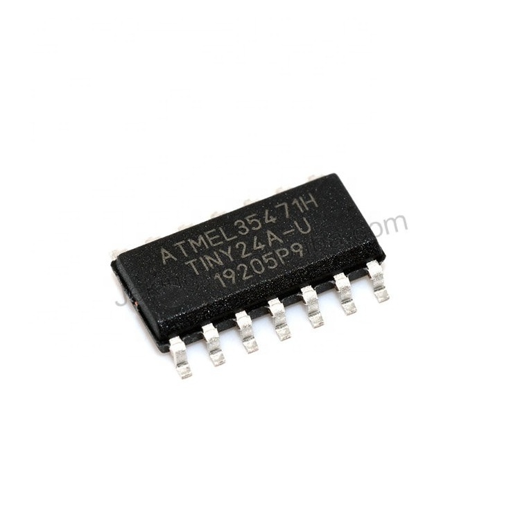 Jeking IC TINY24A-U ATTINY24A MCU 8BIT 2KB FLASH 14SOIC ATTINY24A-SSU