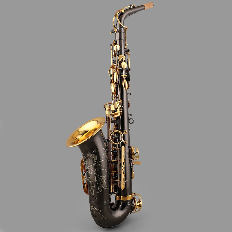 AAS-300NG brass black  Good Quality High Grade Alto Saxophone for  Factory Price Case Yellow Gold Accessories Set ALEX