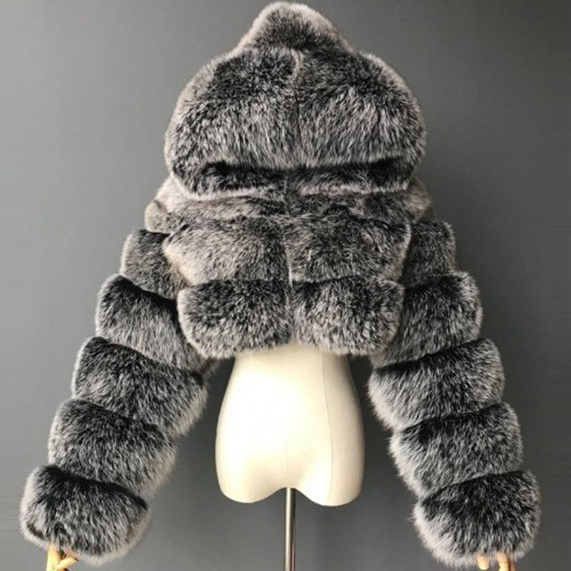 2024 Winter Warm Fox Fur Plus Size Women's Down Coats Outdoor Girls Fur Jackets Coats for Ladies Women