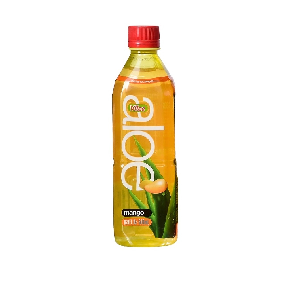 Viloe Fruit Flavored Pomegranate Mango Organic Aloe Vera Juice with Pulp