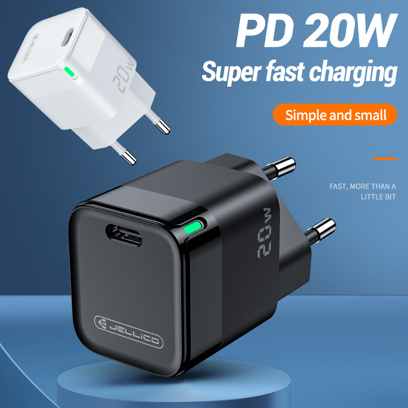 OEM Certified PD 20W 30W LED Light Fast Charging Portable Power Station Mini Mobile Charger Phone Charger