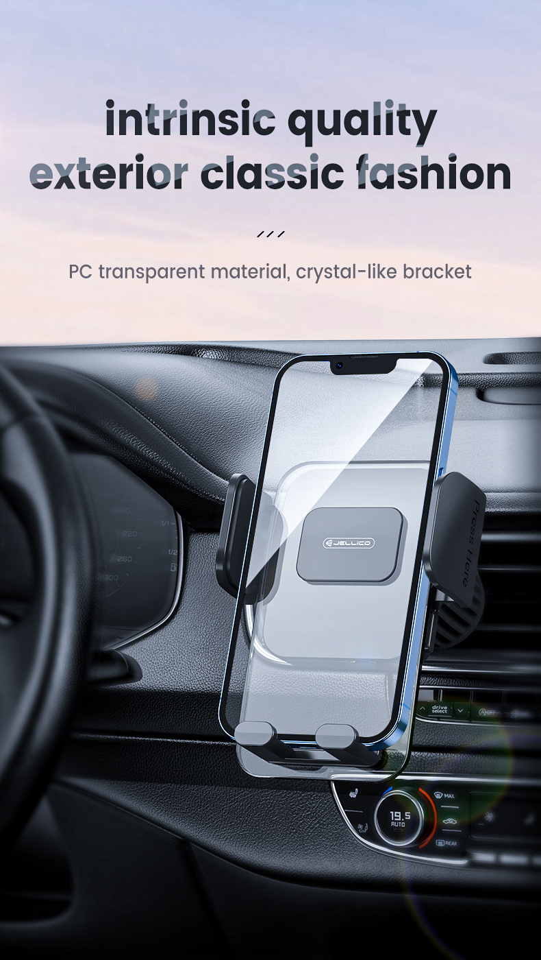 Gravity Car Phone Holder Mobile Phone Clip Holder Stand Bracket CD Slot/Airvent Mount Holder for iPhone Samsung