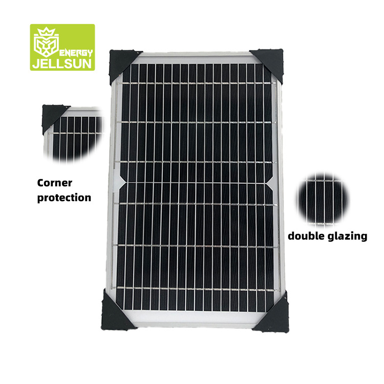 JELLSUN  Mono Small Size Solar Panel 18V 10W 20W 30W 40W 50W  Mini PV  Module