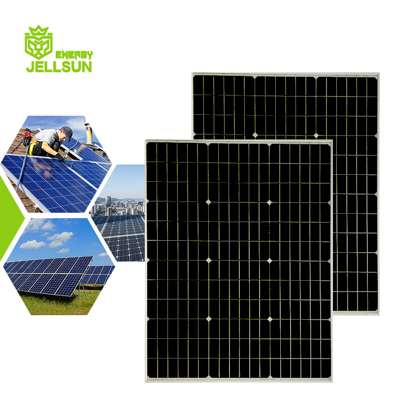 JELLSUN Monocrystalline Silicon Chienese TUV Solar Panel High-efficiency 100 watt Solar Photovoltaic Panels