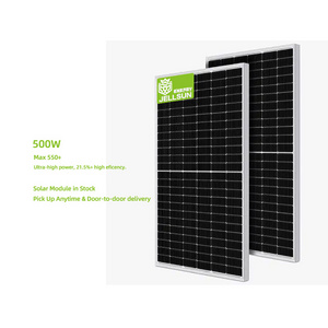 JELLSUN warehouse 500w pannelli fotovoltaici solar panel 400w 400 watt solar plate 550 watt  fotovoltaic panel