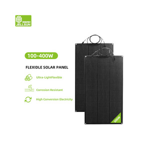 JELLSUN Renewable Energy Paneles Solares 250w 500w flexible roof  Tier 1 solar panels flexible sunpower solar panel