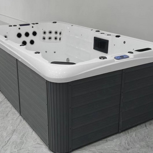 intex outdoor swimming spa pool 6-8 people endless swim spa balboa perfect pool acrylic hot tub swim spa