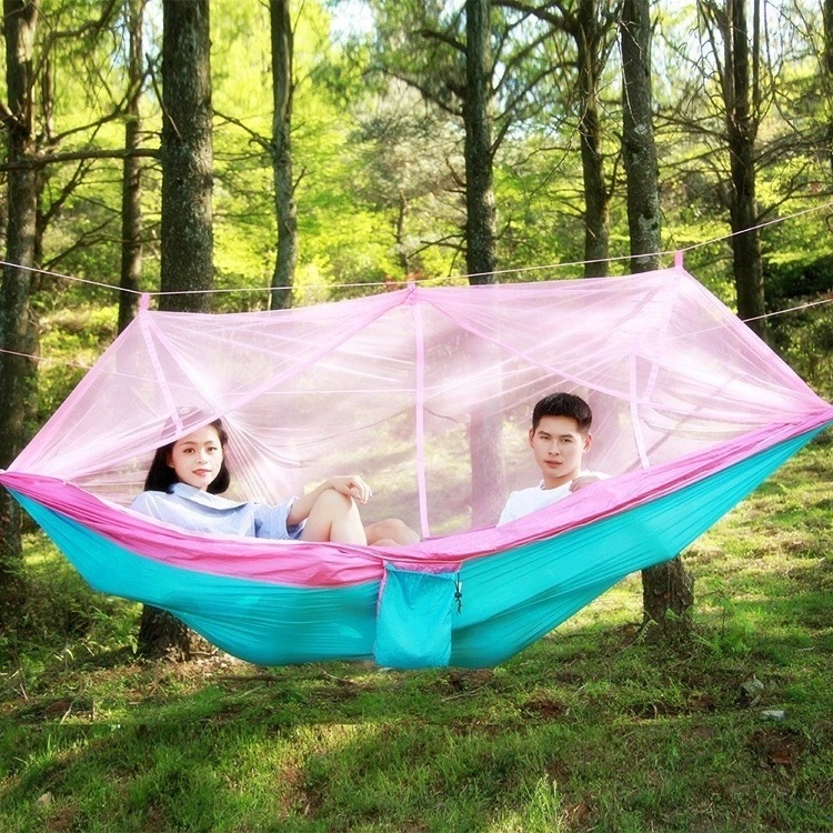 210T Parachute Nylon Mosquito net portable outdoor camping Hammock