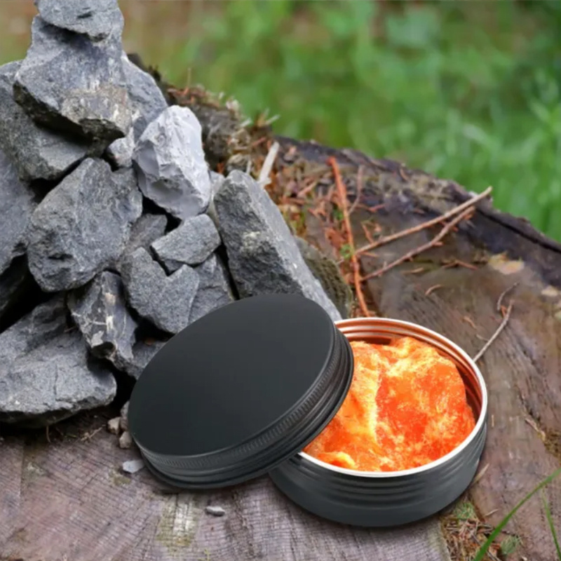 Multipurpose ultra light Outdoor Emergency Survival kits Camping Hiking Adventure Equipment Pocket Sticky Fire Starters Soft Mud