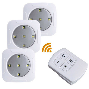 Newest Remote Sensing Wireless Induction LED Night Light Outag Reading Power LED Cabinet Light Corridor home necessary