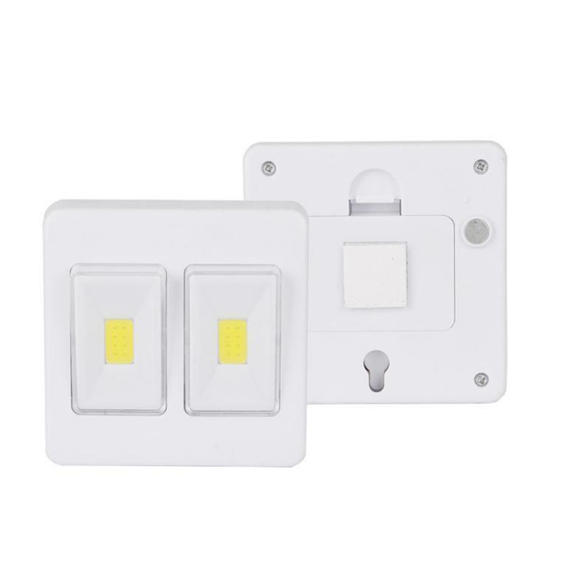 New Modern Style Switch COB Night Light Super Bright  Battery Operated Closet Light Cordless Motion Cabinet wall light