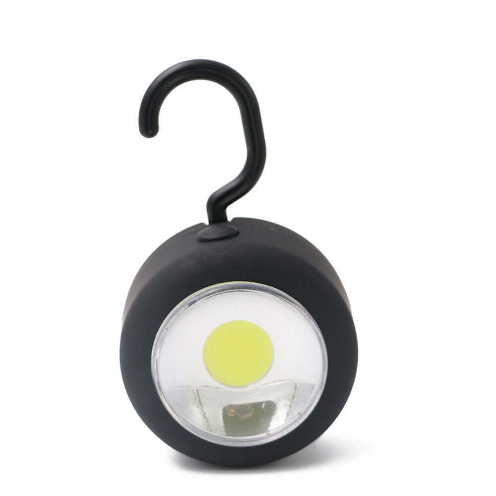 Promotion COB LED work light Round style magnet Pocket worklight led inspection light Tent Hanging Hook Camping Repair Light