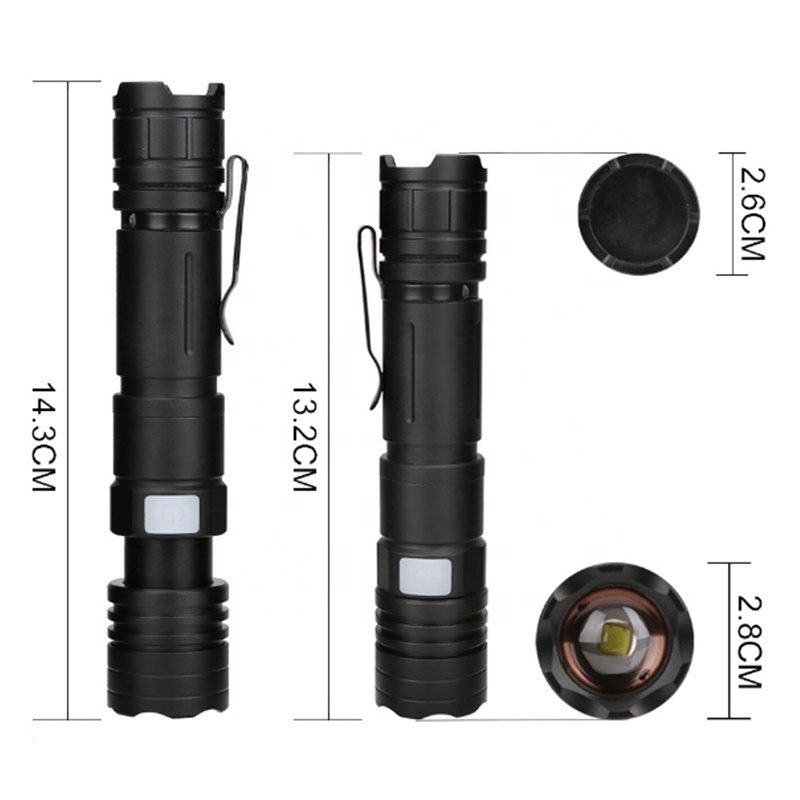 Portable Powerful Zoom L2 LED Head Torch Camping Accessories USB Rechargeable Flashlight Pocket 5 Modes LED Flashlights