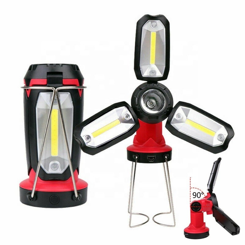 Multifunction LED camping light 3AA battery powered Outdoor Working lantern Portable Emergency Lamp Tent hanging Other Camping