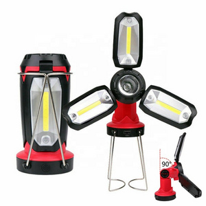 Multifunction LED camping light 3AA battery powered Outdoor Working lantern Portable Emergency Lamp Tent hanging Other Camping