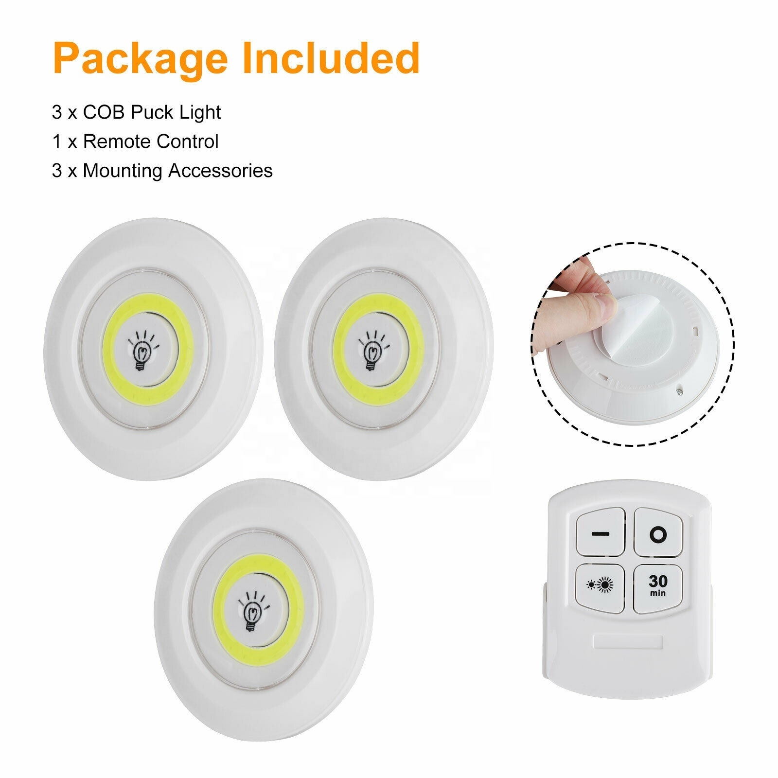 Hot remote sensing LED night light touch sensing bright LED light power outages use LED cabinet light cabinet corridor essential