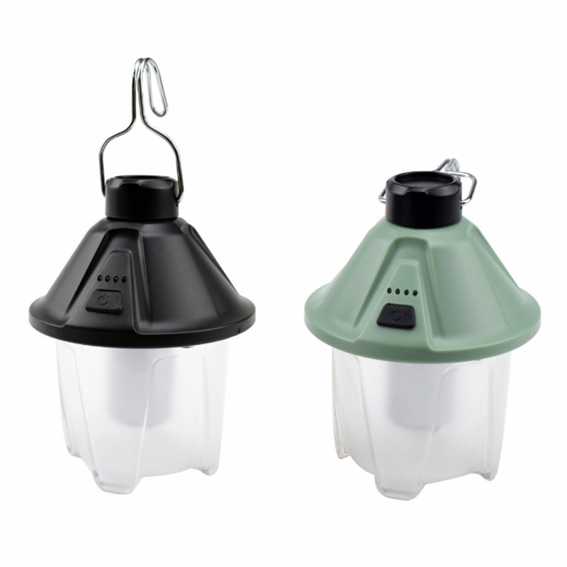 High Power Warm LED Camping Lantern USB Rechargeable dual light sources Outdoor Potable camping Lights Hanging Tent Lamp