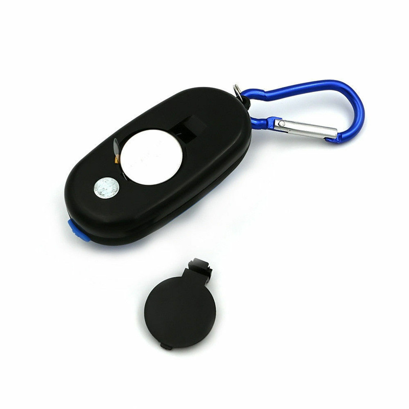 Pocket COB LED Keychain light Emergency Torch key chain led flash light With Double carabiner other Hiking equipment