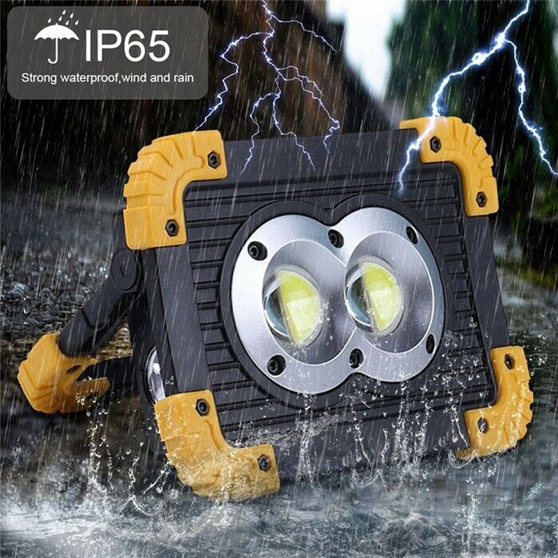 High Brightness led work light USB rechargeable Mechanic Flood lights Car Repairing Working lamp  other camping Spotlight