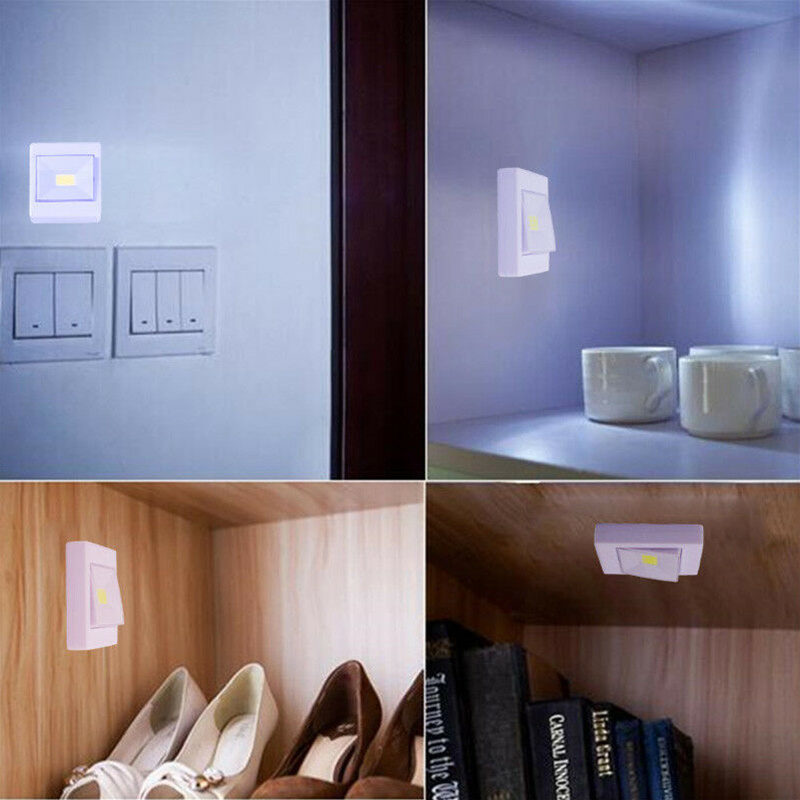 12COB Toggle night Light high-performance bright cabinet light high quality portable Magnetic night lamp power outages use