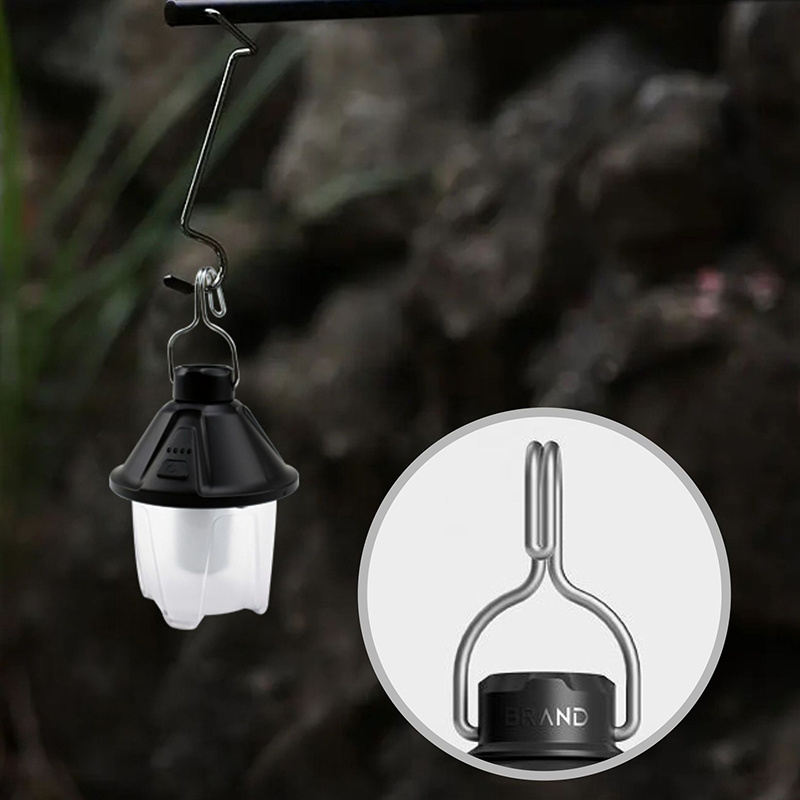 High Power Warm LED Camping Lantern USB Rechargeable dual light sources Outdoor Potable camping Lights Hanging Tent Lamp