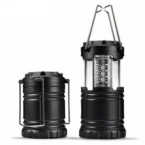 Promotional 30LED Camping light Brightness Pop up lantern Collapsible lantern light AA battery Powered Hanging tent lamp