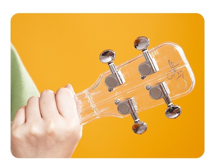 JELO SLG-U5 21 inch Air-nova Transparent  Carbon String  cheap ukulele bass guitar for children kid Toy