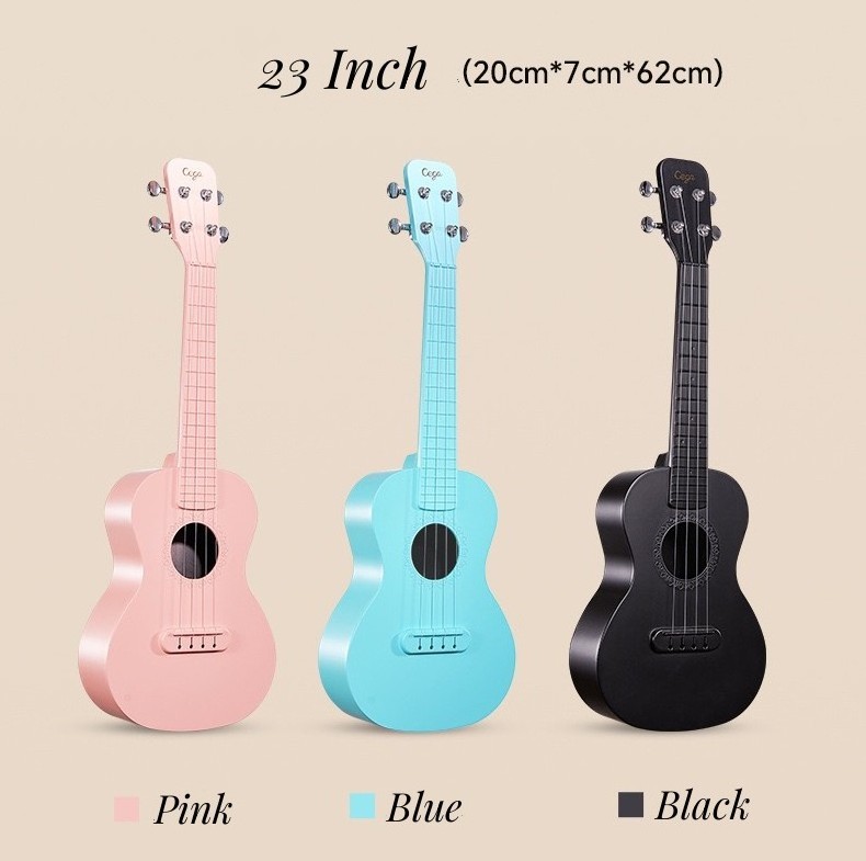 Jelo SLG-U4 23-Inch ukelele guitar Carbon Fiber  Soprano Ukulele 4-String Classic Ukulele  Fingerboard Mahogany Guitar Toy