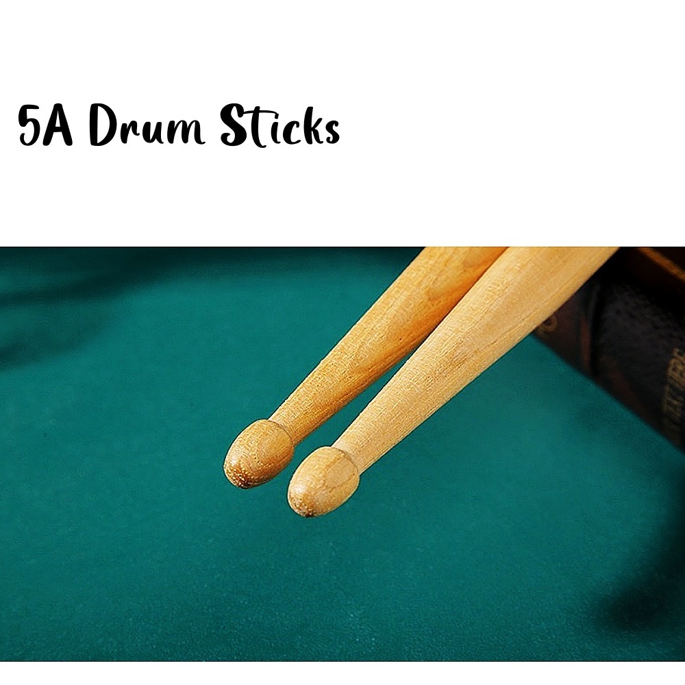 JELO KBT-DS-0101 5A Drum Sticks American walnut jazz drums stick Professional  adult red blue Walnut Drumsticks