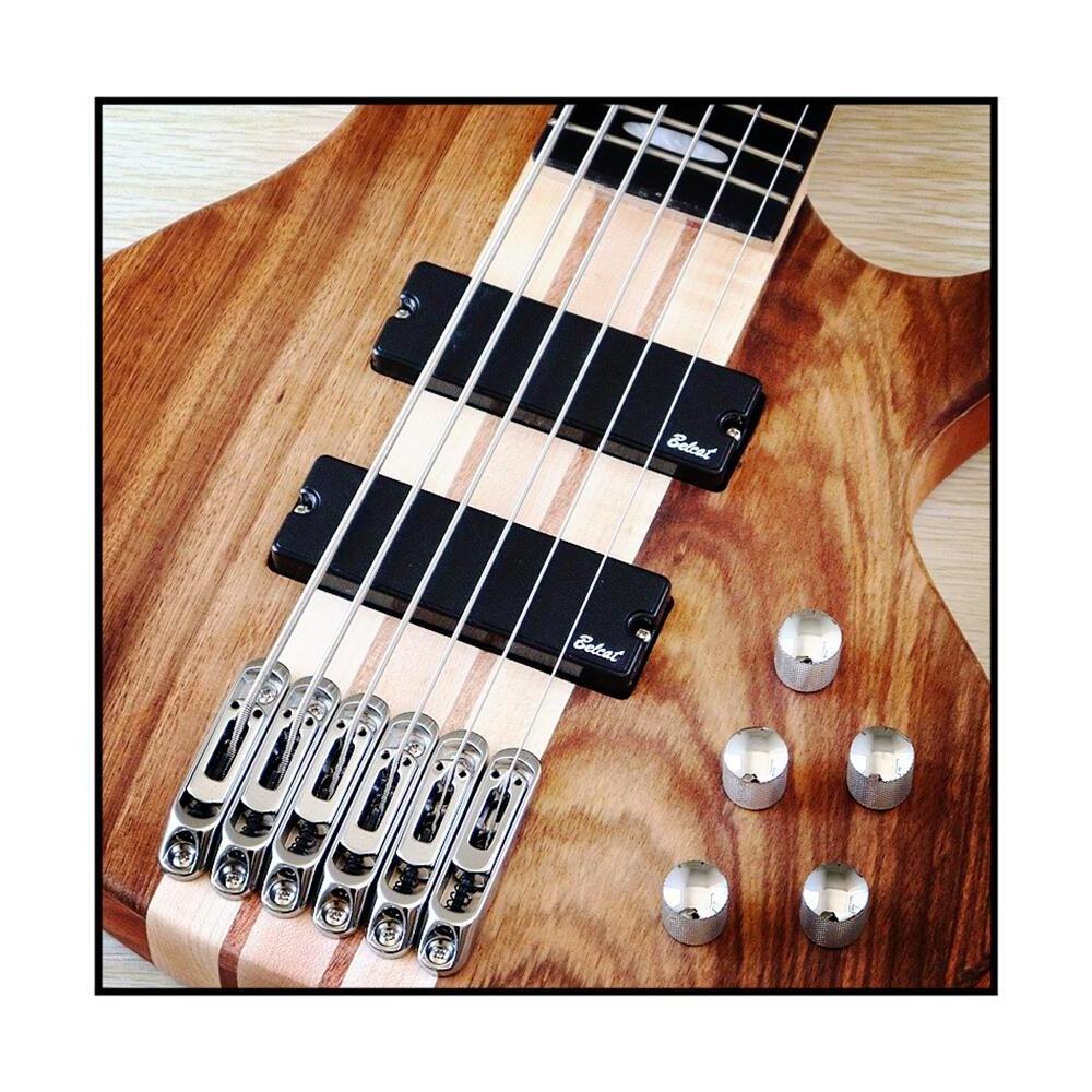 JELO CYD-1 6 String 43 inch Electric Bass Guitar Millettia Laurentii Okoume body maple guitar neck 24 nickel frets guitar