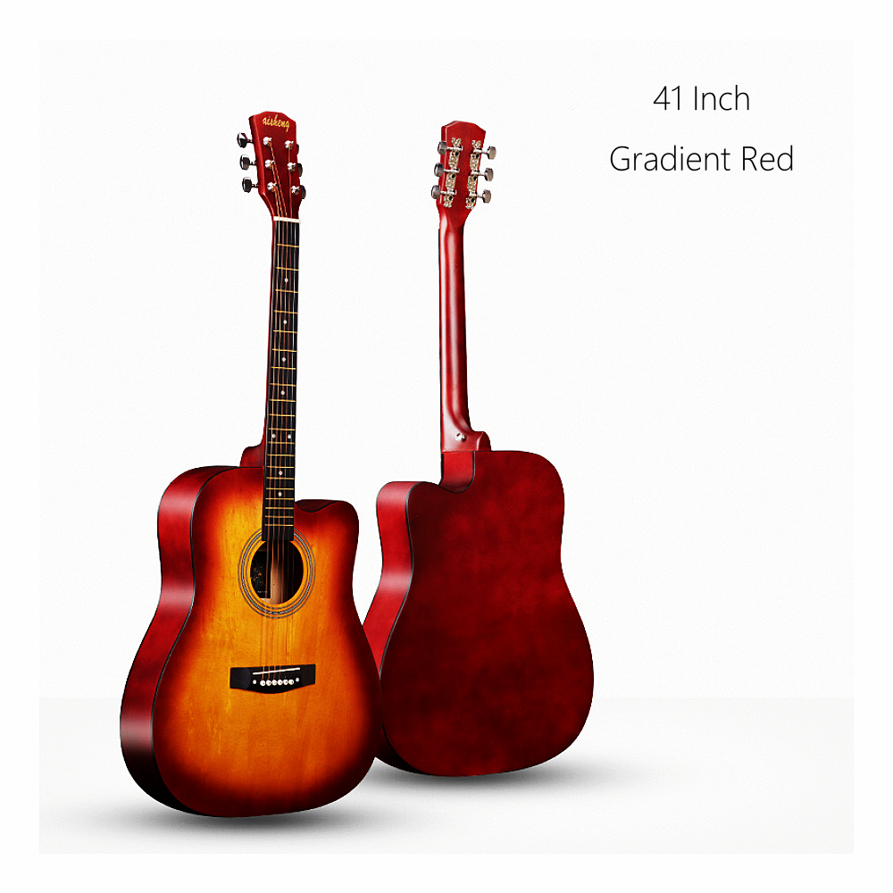 JELO KBT-QD-H41Q Acoustique Guitar 41 Inch 6 Strings folk cutway Acoustic classical Guitar guitars string acoustic