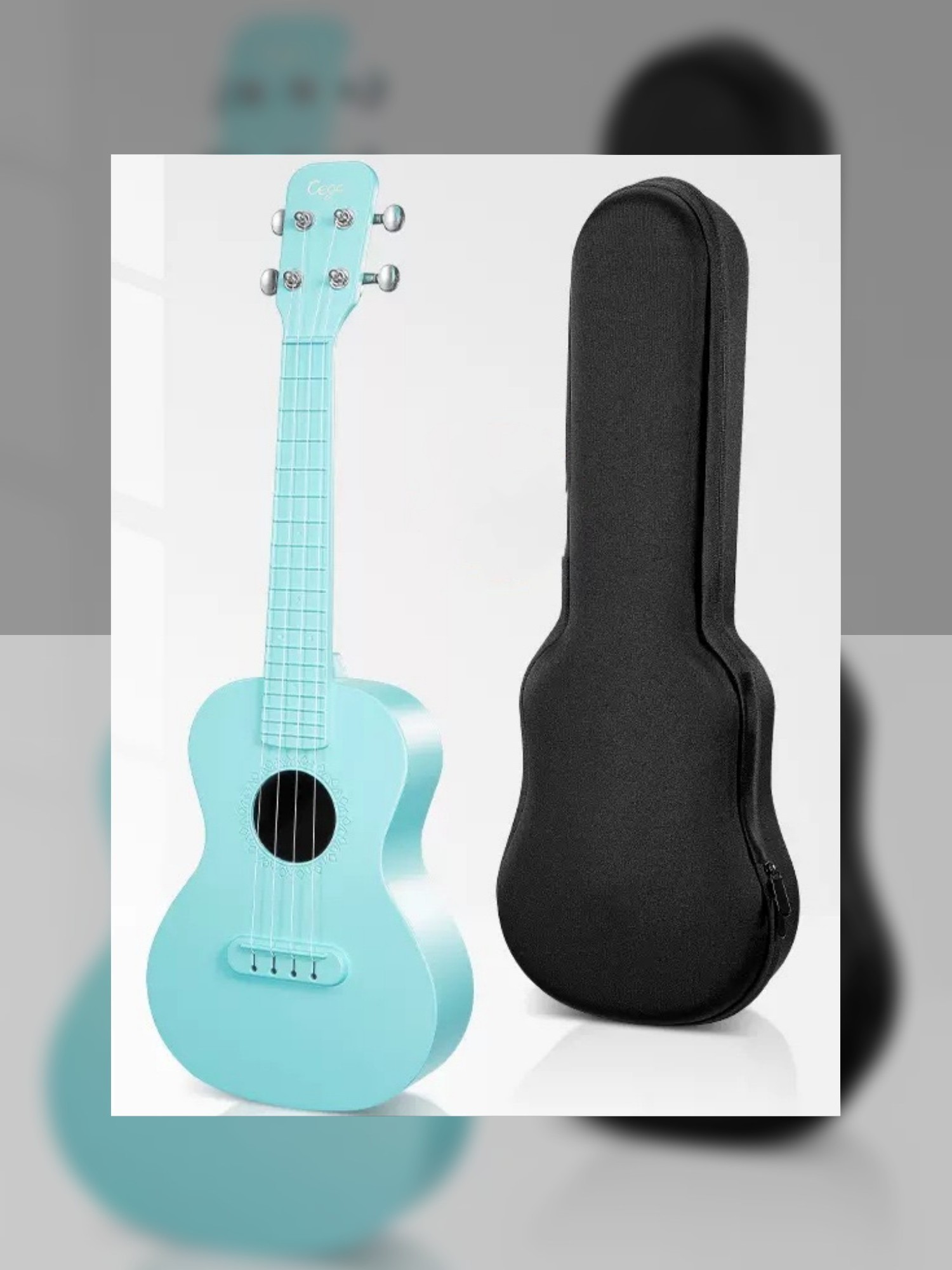 Jelo SLG-U4 23-Inch ukelele guitar Carbon Fiber  Soprano Ukulele 4-String Classic Ukulele  Fingerboard Mahogany Guitar Toy