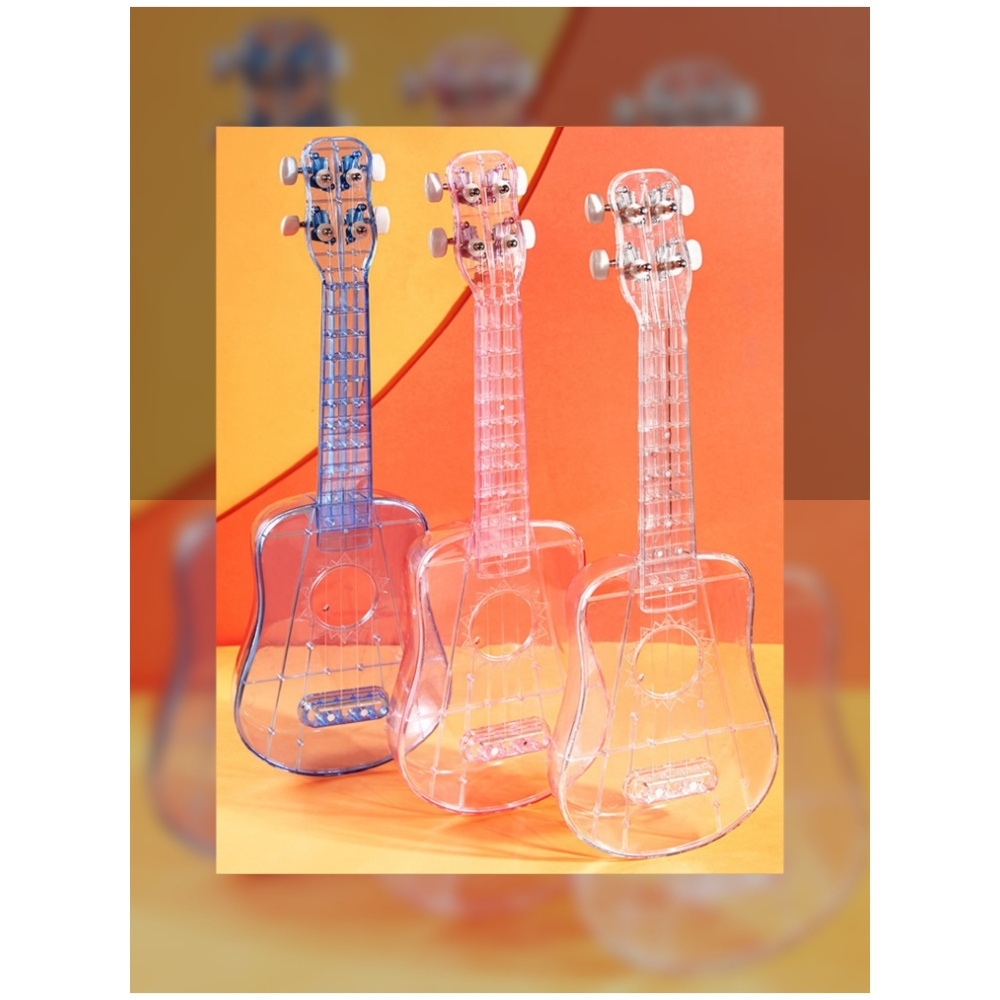 JELO SLG-U5 21 inch Air-nova Transparent  Carbon String  cheap ukulele bass guitar for children kid Toy