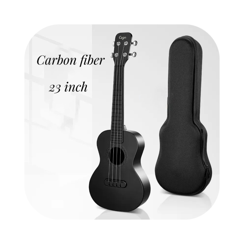 Jelo SLG-U4 23-Inch ukelele guitar Carbon Fiber  Soprano Ukulele 4-String Classic Ukulele  Fingerboard Mahogany Guitar Toy