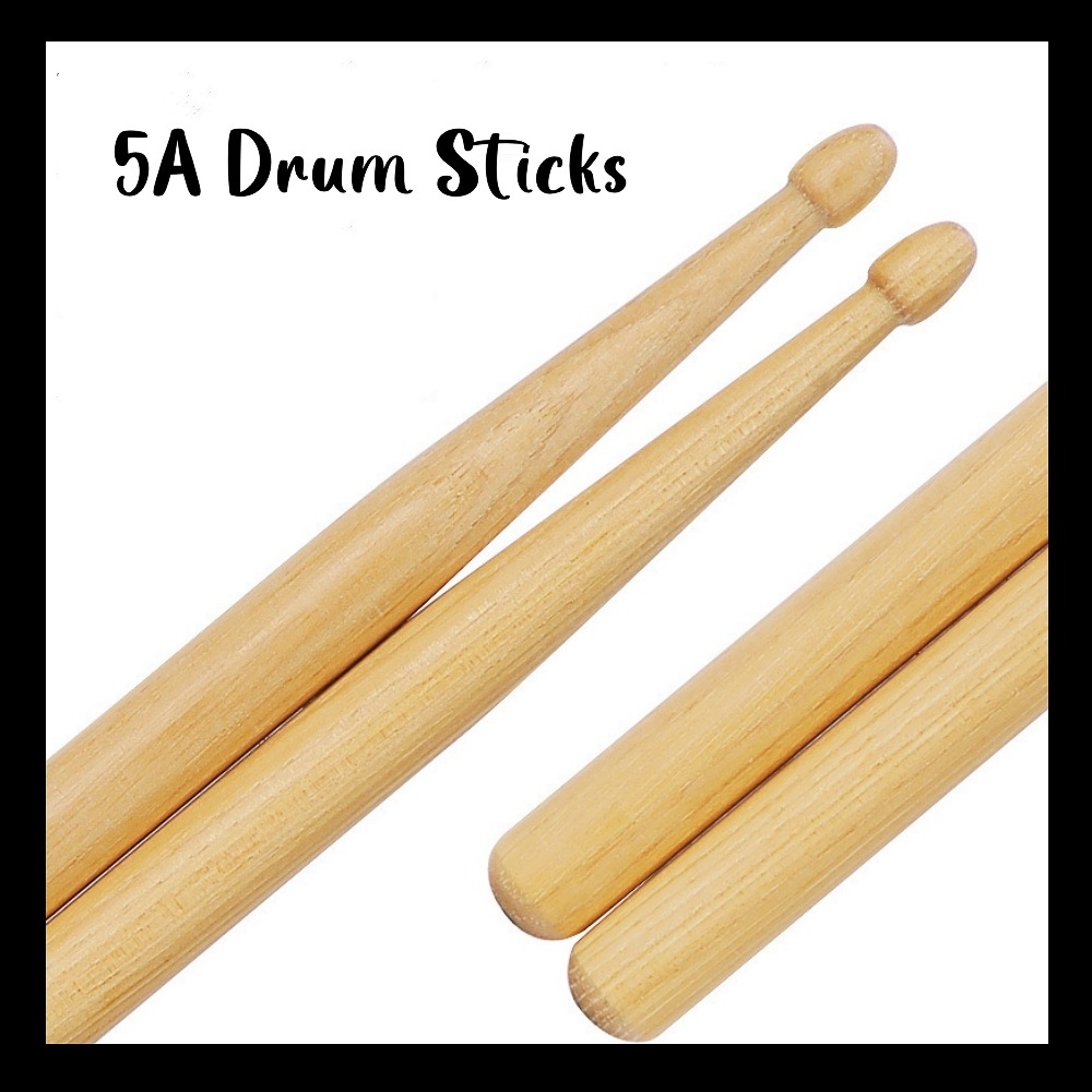 JELO KBT-DS-0101 5A Drum Sticks American walnut jazz drums stick Professional  adult red blue Walnut Drumsticks