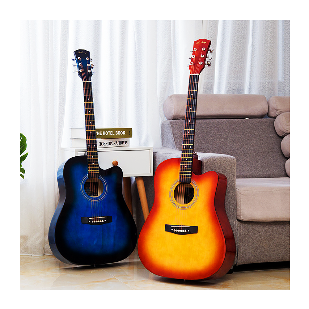 JELO KBT-QD-H41Q Acoustique Guitar 41 Inch 6 Strings folk cutway Acoustic classical Guitar guitars string acoustic