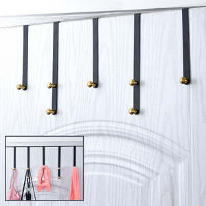 Wall Mount Hook Metal Storage Organizer Rack Heavy Duty Over Door Hanger Holder for Coat Hat Clothes Over The Door Hook