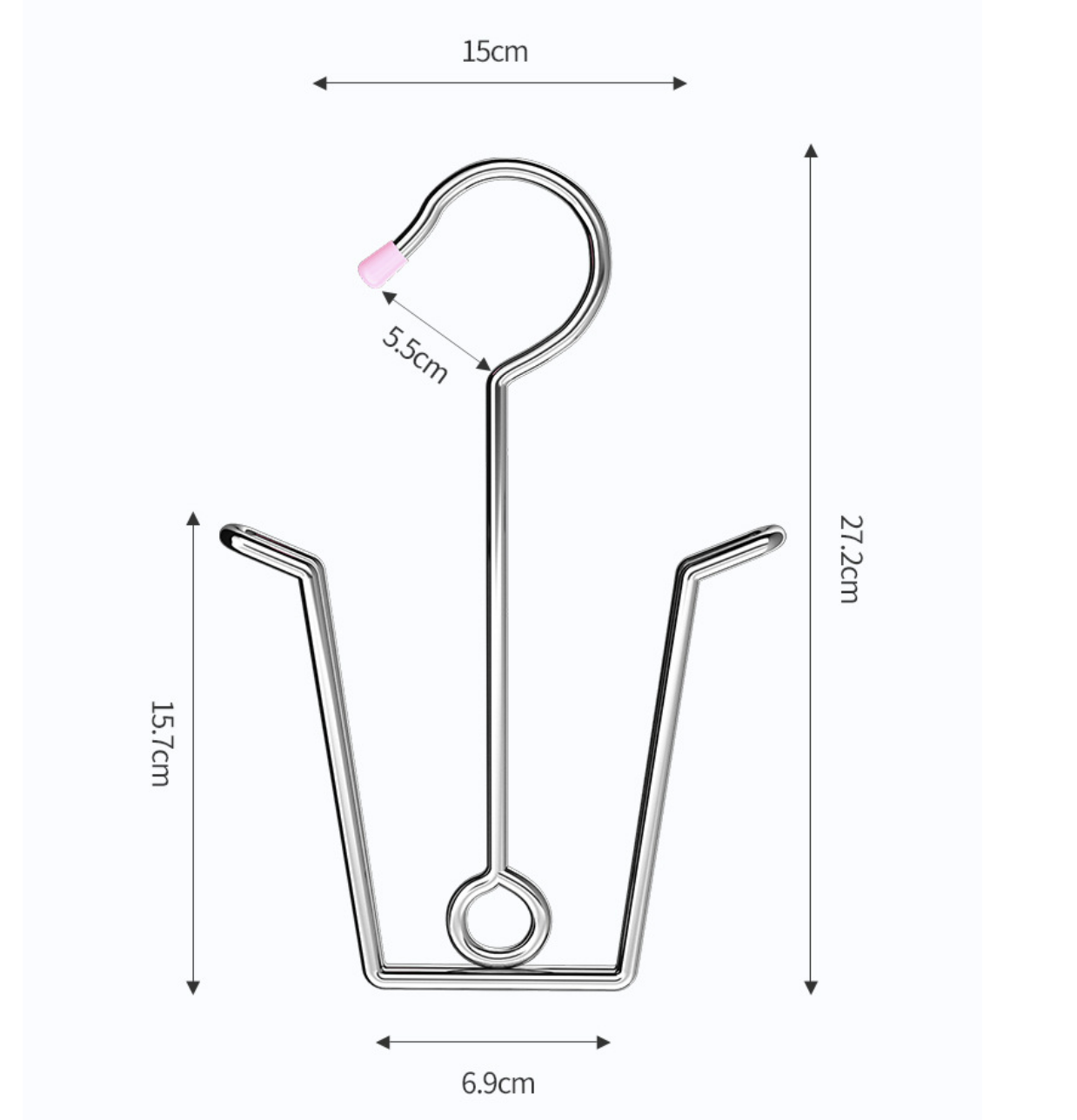 Stainless Steel Shoes Hanger Drying Rack for Dehumidifying Hanging Canvas shoes Double Hook Drying Shelf Storage Organizer