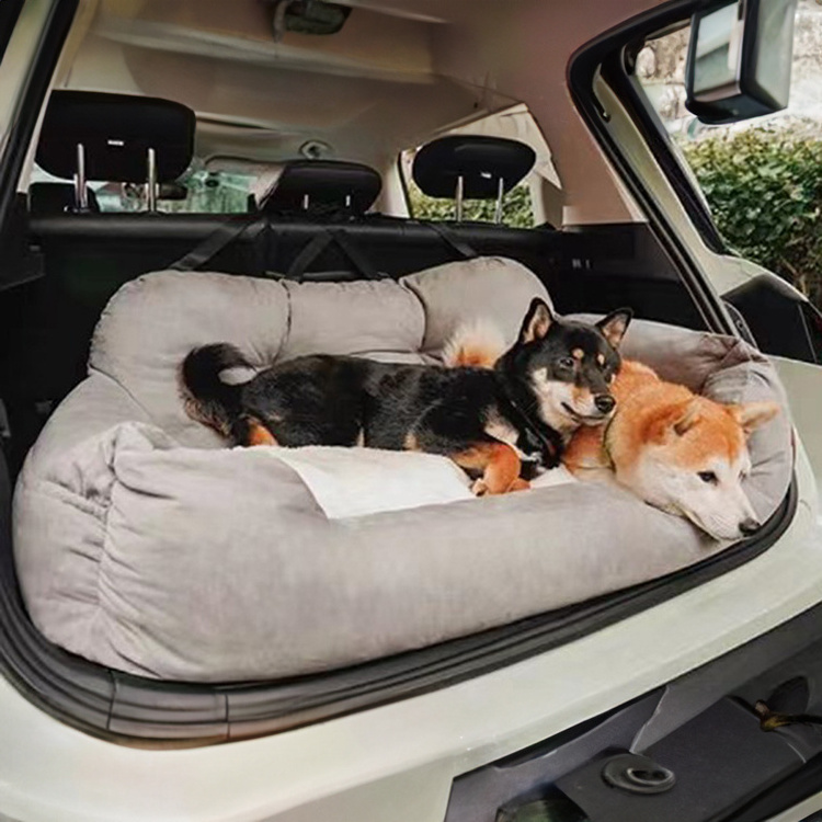 Oem Odm Pet Dog Car Booster Seat Bed Extra Comfort Machine Washable Pet Dog Car Seat Bed