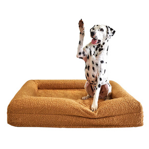 New Upgraded Indestructible Dog Bed Couch Sofa Ultra Soft Warm Durable Comfort Washable Memory Foam Waterproof Luxury Dog Bed