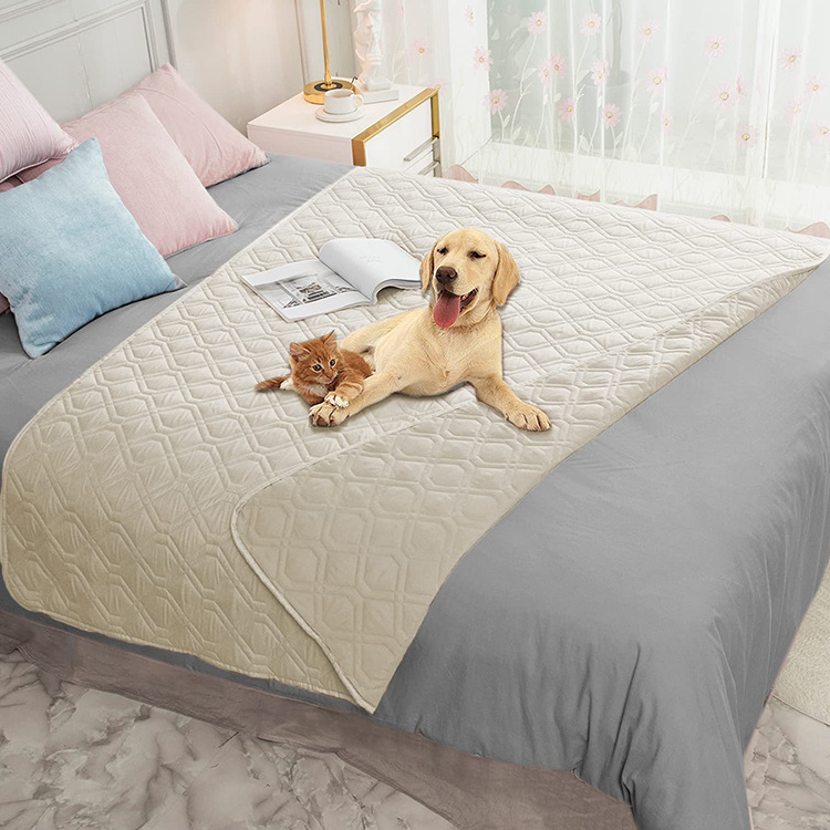 Popular Pet Accessories Waterproof and Durable Pet Dog Blanket Pet Couch Bed Cover